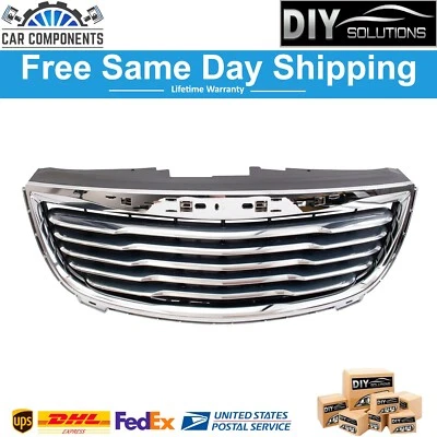 Nueva parrilla delantera cromada para Chrysler Town & Country 2011-2016 Foto 1 de 4