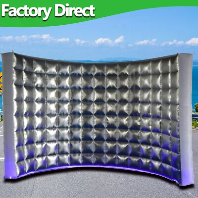 Pared cabina de fotos inflable con telón de fondo soplador para evento fiesta boda 119x59x91"" Foto 1 de 4