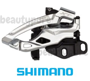 Shimano XT (FD-M785) Bike Front Derailleur 2x10 speed E-type Dual Pull Silver - Picture 1 of 1
