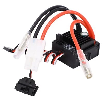 60A Brushed ESC Waterproof Dustproof Electronic Speed Controller For 1/10 R CH - Image 1 of 4