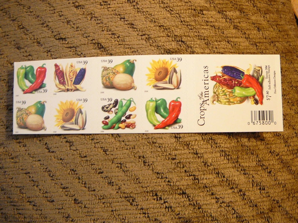 4012b 39 cent Crops S/A pane of 20 - Image 1 of 1