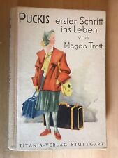 Puckis erster Schritt im Leben-Magda Trott antiquarisch 1951 Bild F. Hartenstein