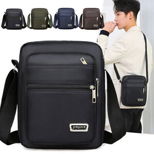 Large Men's Capacity Cross Body Messenger Bag Travel Work Casual Shoulder Bags ☆