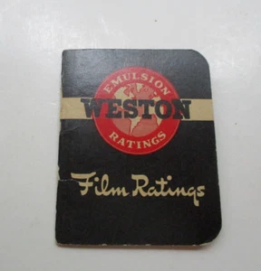WESTON Emulsion Film Ratings - Picture 1 of 5