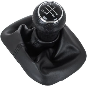 POMMEAU DE LEVIER DE VITESSE + SOUFFLET CADRE 12 mm POUR VW GOLF 4 MK4 IV 98-05  - Afbeelding 1 van 18