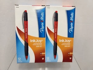 Bolígrafo retráctil 2-Paper Mate InkJoy 500RT, mediano, tinta roja, 24 bolígrafos - Imagen 1 de 1