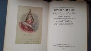 Extremely rare PUNCH & JUDY 1937 Limited Editions Club Hardcover Book - Picture 1 of 9