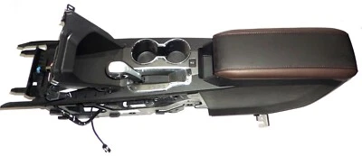 2010-2015 GMC Terrain New OEM Floor Console Complete Brown Cocoa Red Stiches - Image 1 of 4
