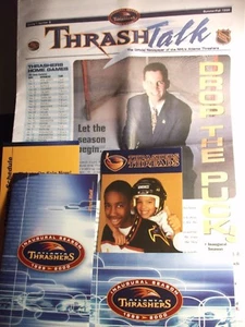 Nice Lot of Atlanta Thrashers Team Issued FIRST YEAR Items RARE HTF NHL - Picture 1 of 3
