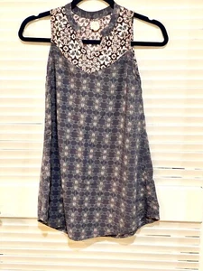 O’Neill Dress Short Bohemian Blue pink Girls 6/7 - Picture 1 of 7