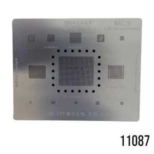 BGA IC Reballing Stencil MAC:9 - MAC M1 CPU - Photo 1 sur 1
