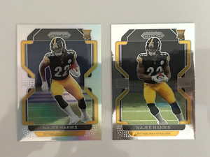 NAJEE HARRIS #343 2022 PRIZM FOOTBALL SILVER PARALLEL & BASE ROOKIE RC VARIANT