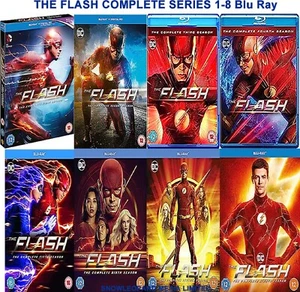 THE FLASH COMPLETE SERIES 1-8 Blu Ray SEASON 1 2 3 4 5 6 7 8 Original UK Release - Picture 1 of 1