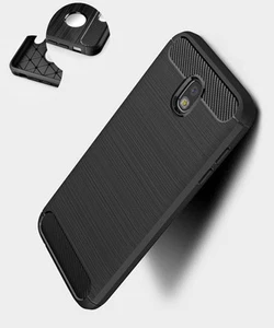 Carbon Handy Hülle für Samsung Galaxy J3 2017 J330 Outdoor Case Panzer Cover Etu - Bild 1 von 1