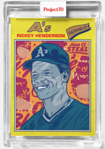 Topps PROJECT 70 Card 307 - 1977 Rickey Henderson by Morning Breath - Presale