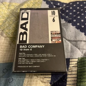 BAD COMPANY – 10 FROM 6 CLASSIC ROCK CASSETTE TAPE NEW SEALED - Picture 1 of 2