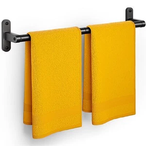 Rustproof 24" Bathroom Towel Rack - Sturdy Wall-Mounted Towel Holder - Picture 1 of 7
