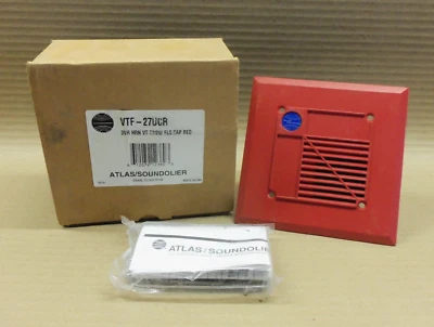 NUEVO ATLAS/SOUNDOLIER VTF-27UCR ALTAVOZ VOZ/TONO ALARMA CONTRA INCENDIOS VTF27UCR Foto 1 de 2