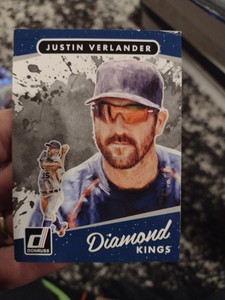 JUSTIN VERLANDER Tigers 2017 Donruss AQUEOUS TEST PROOF #10 SP Parallel #41/49