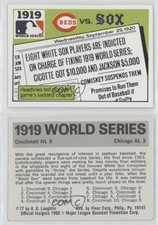 1971 Fleer Laughlin World Series Cincinnati Reds Chicago White Sox 1919 vs #17