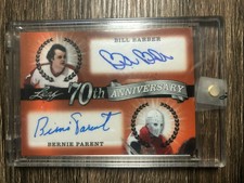 BARBER PARENT 2017-18 Leaf 70th Anniversary Dual Auto Orange SP #1/1