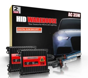 HID-Warehouse 35 W AC Xenon HID Conversion Kit Waterproof Headlight Fog - Picture 1 of 28
