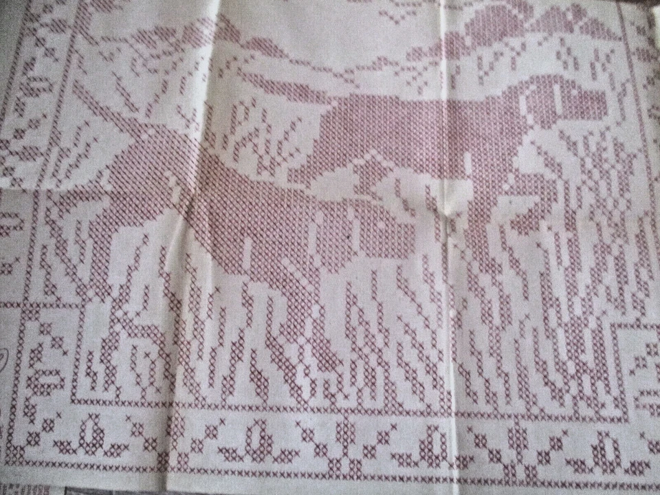 Vtg Workbasket Embroidery Red Line Transfer Pattern Labrador dogs - Image 1 of 2