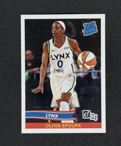 2024 Panini Instant WNBA Olivia Epoupa Donruss Rated Rookie Retro RC #13 Lynx - Picture 1 of 2