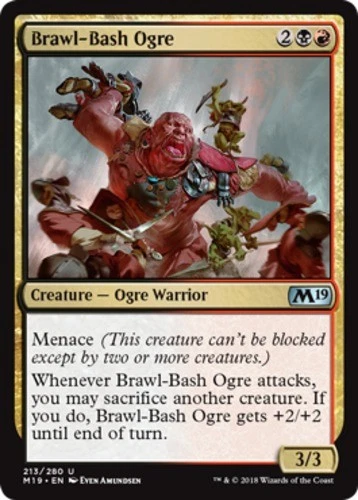 x1 Brawl-Bash Ogre - Core Set 2019 (M19) - NM - MTG - Image 1 of 1