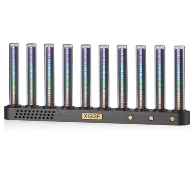 RGB LED Sound Level Meter MIC Pick-up Visual Audio Display for Music & Events - Image 1 of 4