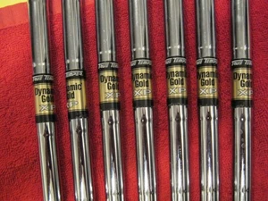 TRUE TEMPER DYNAMIC GOLD  XP S 300 IRON SHAFTS 4-PW - Picture 1 of 3