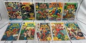 Lote de dioses nuevos #2-11 (10 números) Jack Kirby cuarto mundo DC Comics 1971 bronce - Imagen 1 de 16