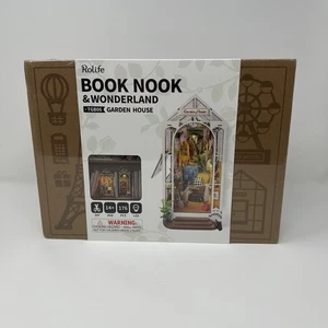 Robotime TGB06 Rolife Holiday Garden House DIY Book Nook Shelf Insert - Picture 1 of 3