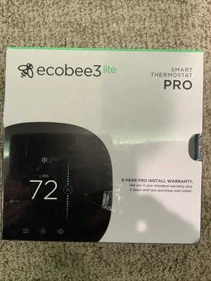 Ecobee EB-STATE3LTP-02 Smart Thermostat - Black - Image 1 of 4