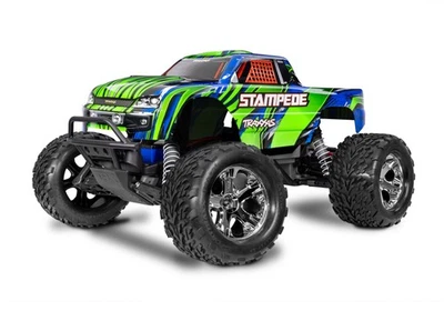 Traxxas 36254-8 Stampede RC Monster Truck 1/10 RTR Grün mit Akku, Lader - Bild 1 von 4