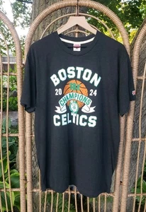 T-shirt basket Homage NBA Jam Boston Celtics grigio scuro aderente taglia XL nuova con etichette - Foto 1 di 4