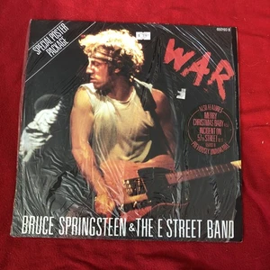 Bruce Springsteen & The E Street Band -War 12" Poster Package UK IMPORT ON CBS - Picture 1 of 4