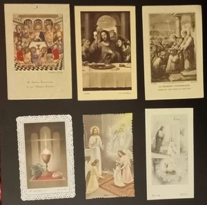 Lotto n.6 Santini Prima Comunione/Cresima diversi (SA017) Come da foto - Foto 1 di 2