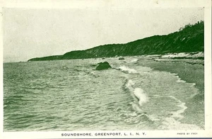 Greenport Long Island Vintage Postkarte Soundshore ca. 1910 New York LI NY - Bild 1 von 3