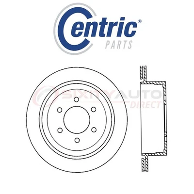 Centric C-TEK Disc Brake Rotor for 2004 Ford F-150 Heritage 4.2L 5.4L V6 V8 bm Foto 1 de 4