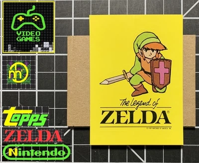 1989 Topps Nintendo Game Packs - Sticker GT5 The Legend of Zelda - CLEAN - Image 1 of 4