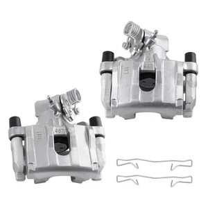 Pair 2 Rear Brake Calipers w/Bracket For Ford EcoSport 2018-2022 Focus 2012-2014 - Picture 1 of 16