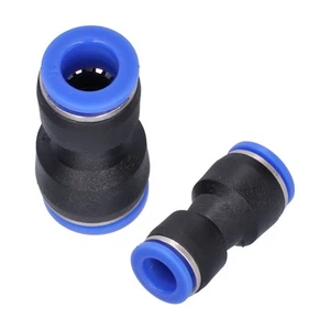 ~50Pcs Pneumatic Reducing Connector Straight Push In Reducer Fittings For - Picture 1 of 12