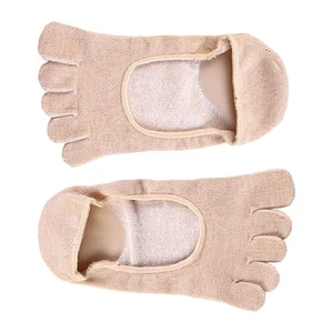 Calcetines hidratantes de gel de 5 dedos Calcetines de spa de gel para mujer u hombre (albaricoque) - Imagen 1 de 12