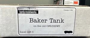 Banta Modelworks S Scale Kit BMW-128S Baker Tank 1:64 NIB - Picture 1 of 3