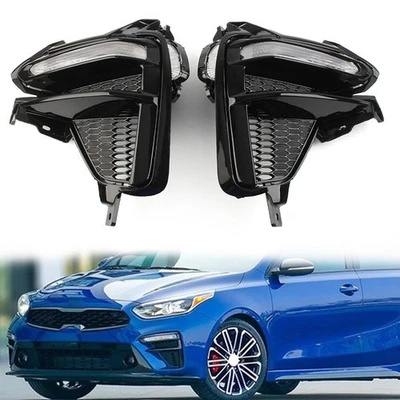 Fit Kia K3 Fitte Cerato 2019-2021 DRL Daytime Running Light Fog Lamp Pair Car - Image 1 of 4