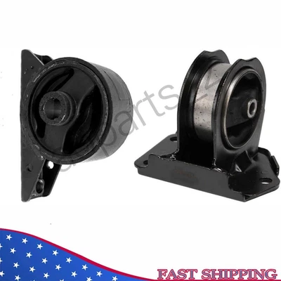 前后发动机安装 2PCS 95-99 适用于三菱 Eclipse 2.0L 2.4L 适用于汽车 — 第 1/3 张图片