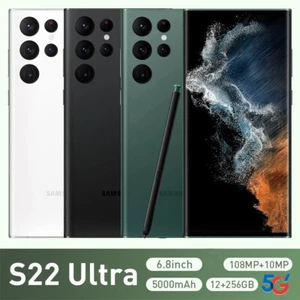 New Samsung Galaxy S22 Ultra 5G SM-S908U1 12+256GB FACTORY UNLOCKED Octa-core - Picture 1 of 25