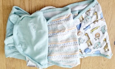 SwaddleMe Pucksack  Schlafsack Baumwolle  3erSet - Bild 1 von 3