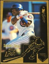 1996 Topps Laser Sammy Sosa Baseball Card #14 Chicago Cubs NRMT